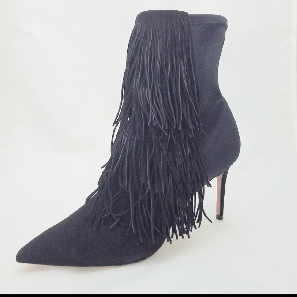 Aquazzura shake stretch bootie black 38
